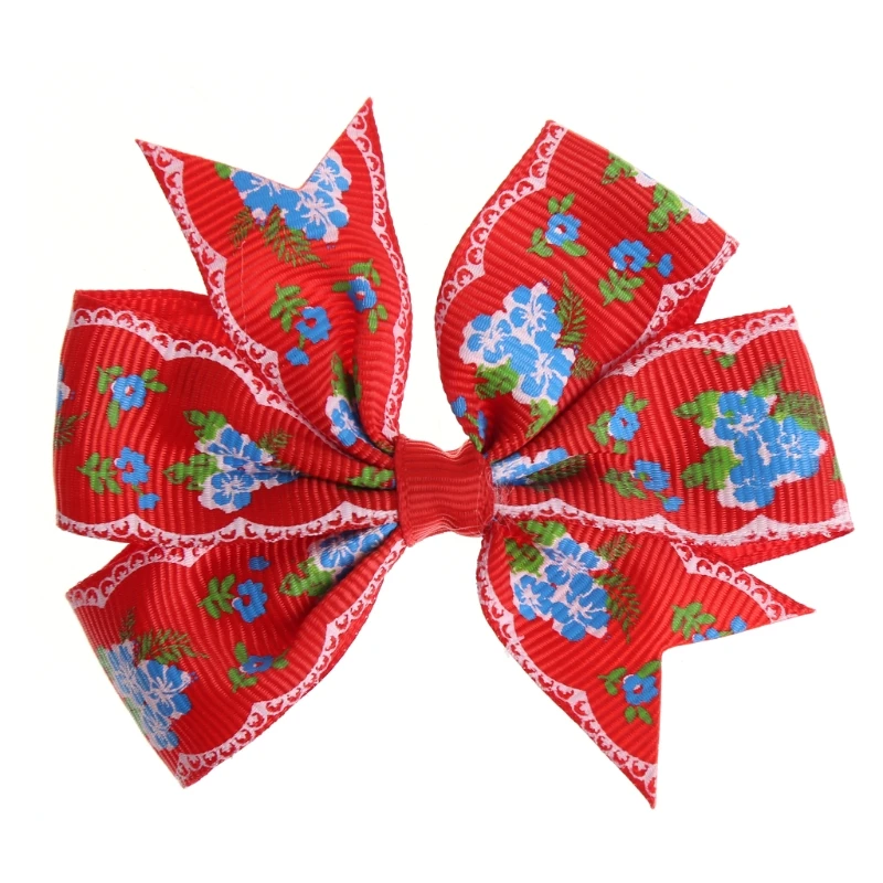 

20Pcs Bowknot Boutique Hair Clips Bows Baby Girls Hairpin Headwear Accessories