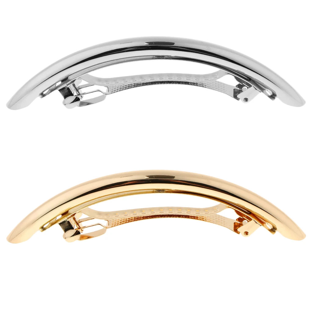 Женская Автоматическая заколка для волос металлическая заколка-пряжка конского