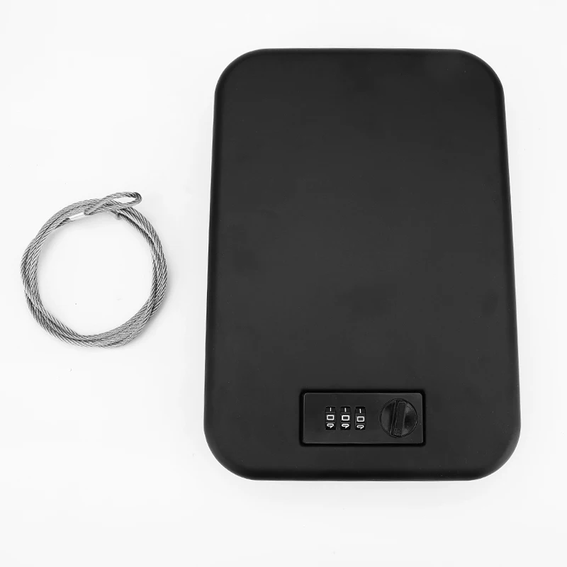 Portable Password Safes Car Safebox Gun Valuables Money Jewelry Storage Box Security Strongbox 1mm Cold-rolled Steel Sheet | Безопасность