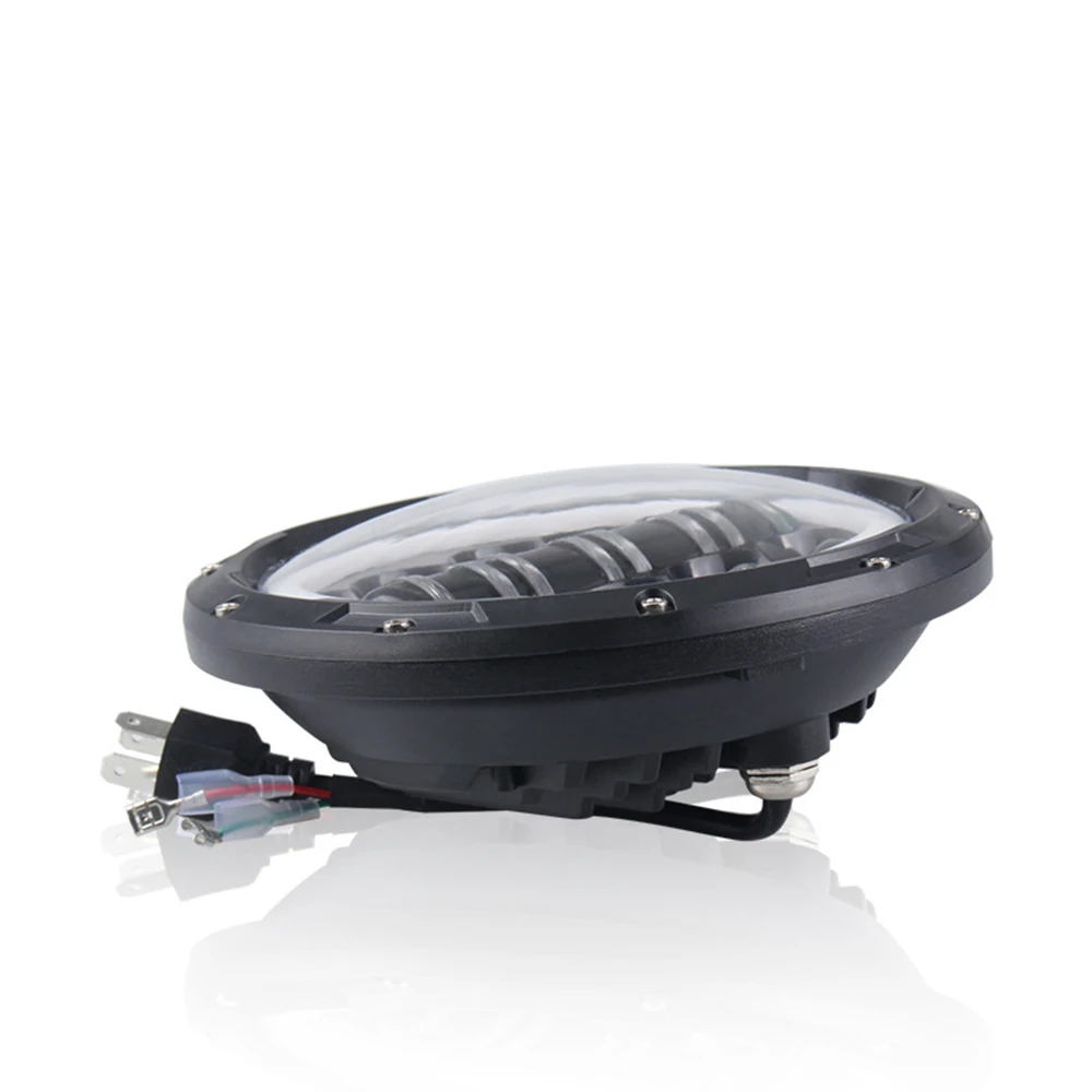 

Round shape led work lights 7 inch off-road vehicle working roof general spotlight off-road car truck light
