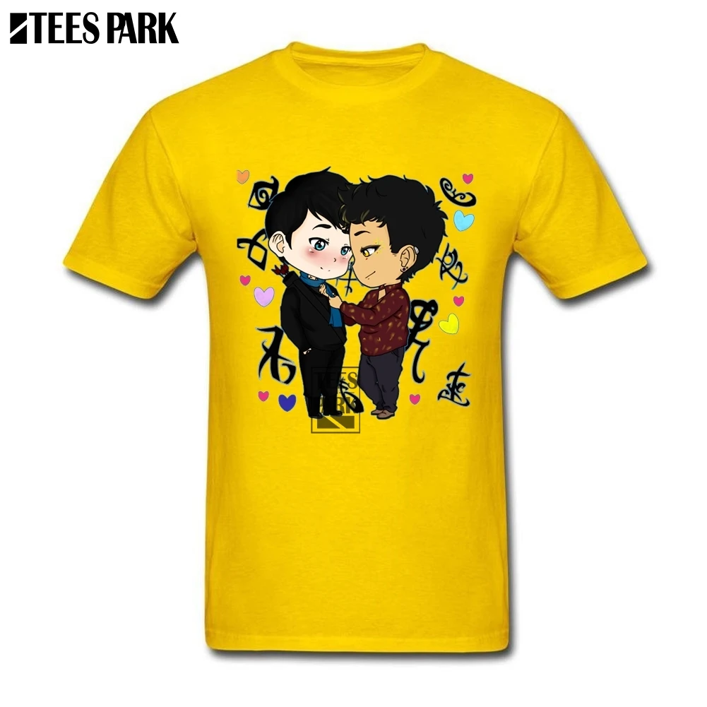 Funky Alec Lightwood shadowhunter Новинка футболки мужские тонкие футболки спортивные Новая модная крутая футболка для мальчиков-подростков - Цвет: Цвет: желтый