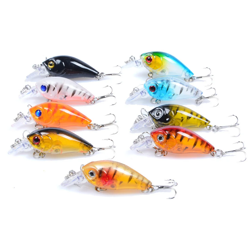 Смешанные наборы рыболовных приманок 45 шт. кренкбейт гольян Поппер Приманка VIB