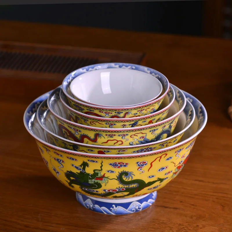 Цзиндэчжэнь Керамическая пиала для риса костяная посуда Китай большая миска