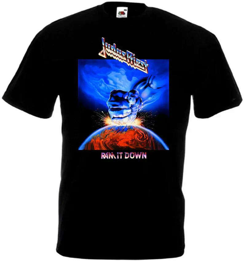 Judas Priest Ram It Down футболка черный плакат все размеры S... 5XL| |