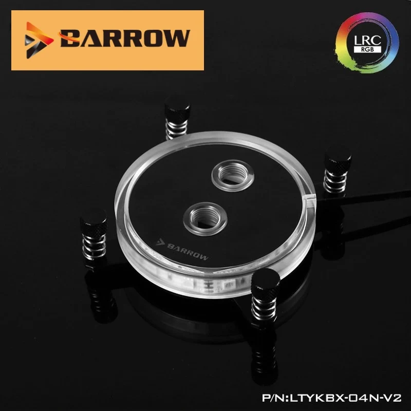 

Barrow водяные блоки, LRC RGB v2 акриловый микрорежущий водяной охлаждающий блок для процессора Intel LgaX99/X299