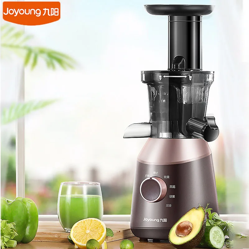 

48RPM Slow Speed Juicer Joyoung Juice Machine Housheold Fruit Vegetable Juice Maker Extractor 220V