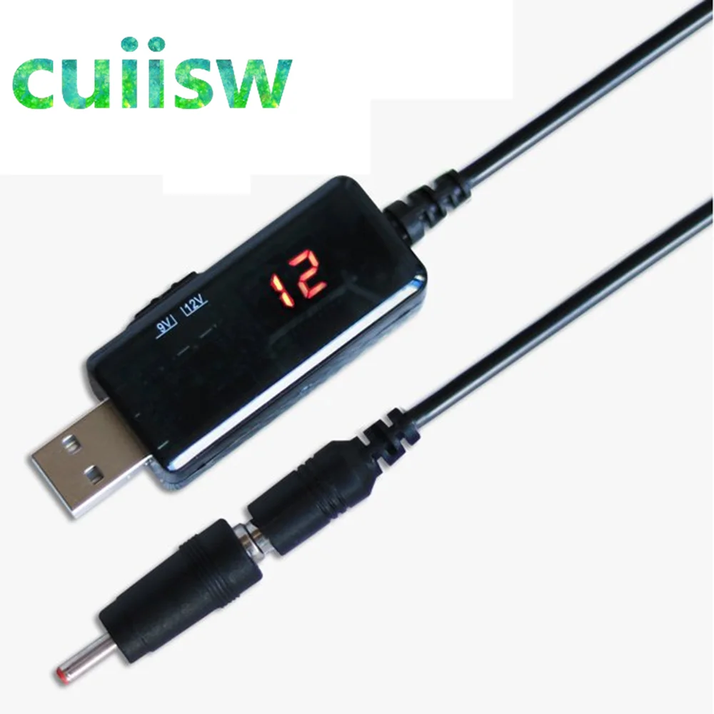 USB повышающий преобразователь постоянного тока от 5 В до 9 в 12 кабель + соединитель