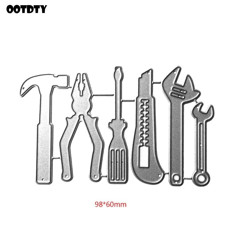 

Repair Tool Set Metal Cutting Dies Stencil Scrapbooking DIY Album Stamp Paper Card Embossing Decor Craft New Dies for 2021