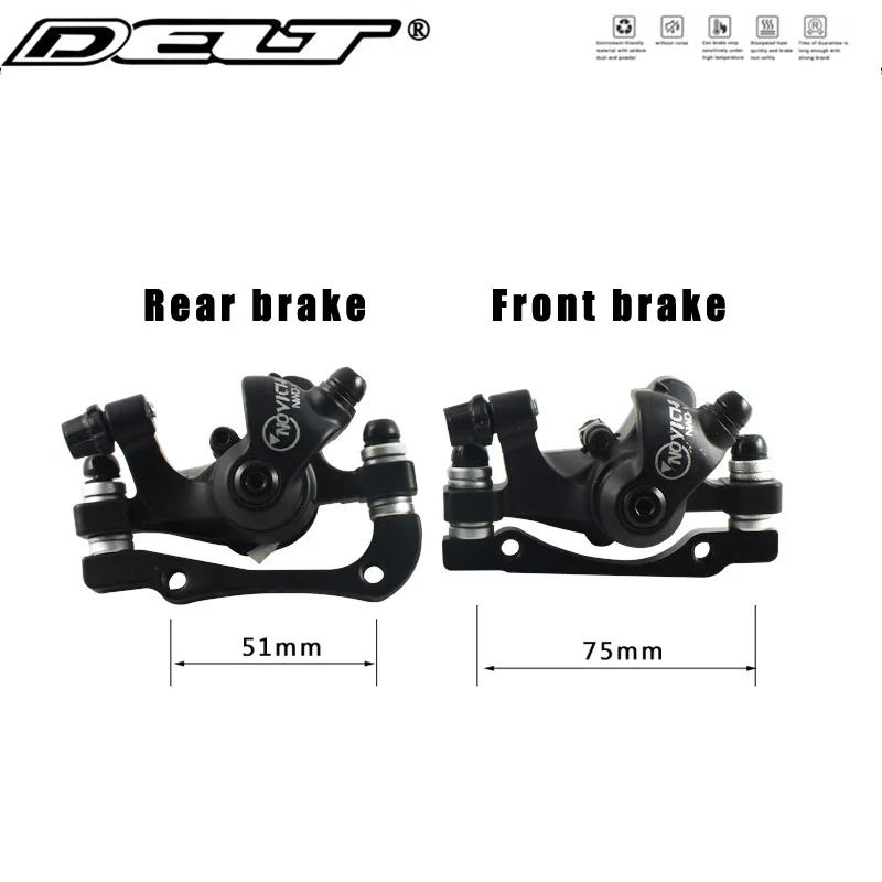 

Mountain Bicycle bike Mechanical disc brake 51/75mm 160mm rotor for Elixir E1 /3/5/7/9 ER / CR pad black white Accessories