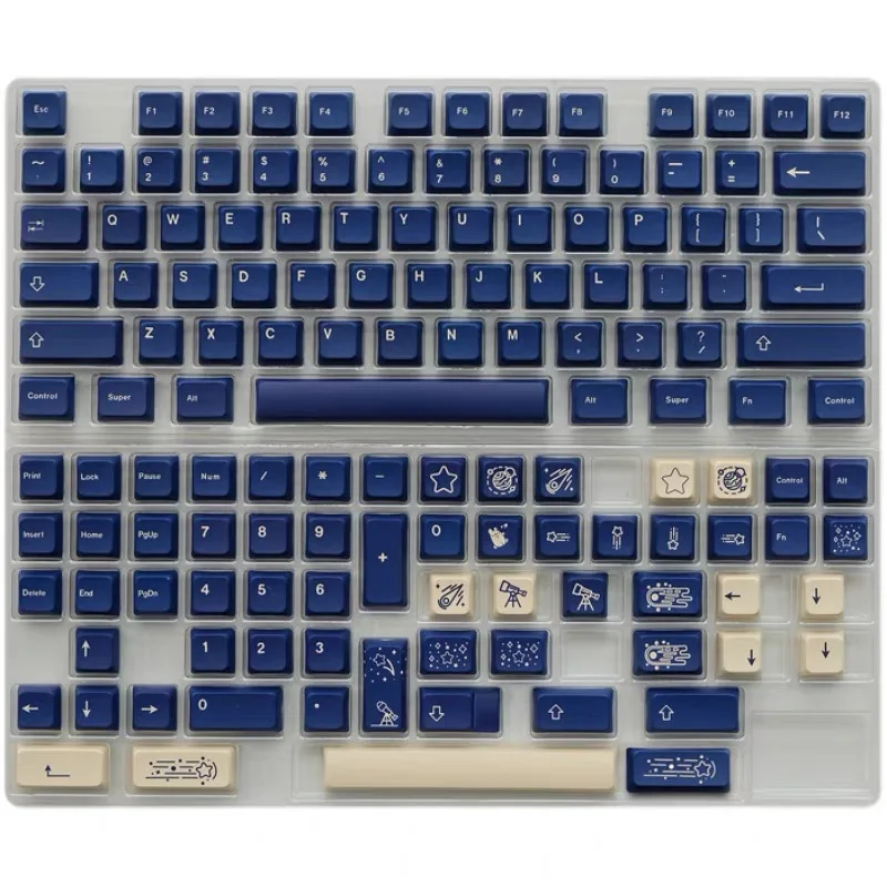 137 Keys GMK Star PBT Keycap XDA Profile 5-side DYE-SUB Keycaps For Cherry Mechanical Keyboard 61 64 84 108 Layout enlarge