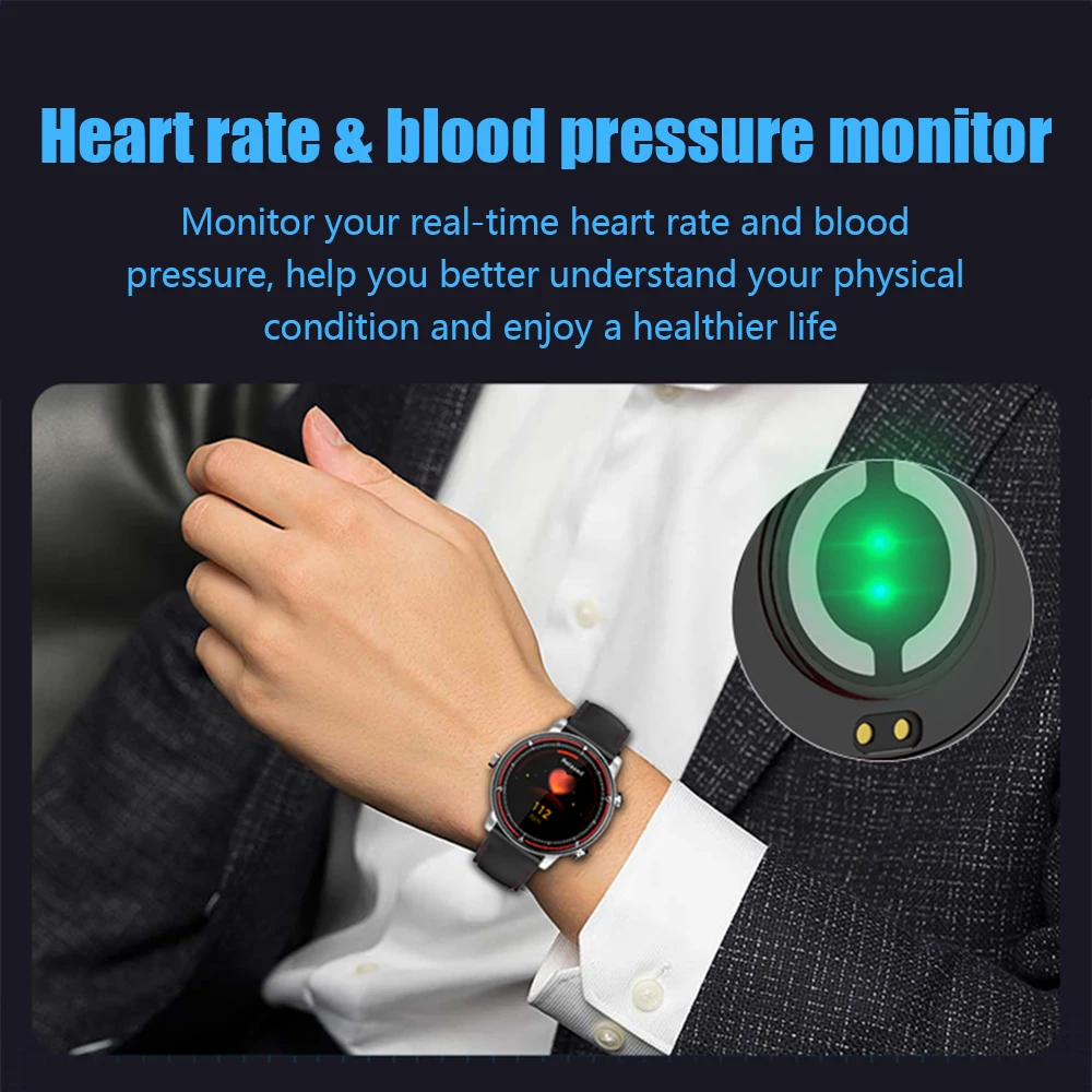Q83 Смарт-часы Bluetooth 5 0 сердечного ритма крови Давление Sleep Monitor IP68