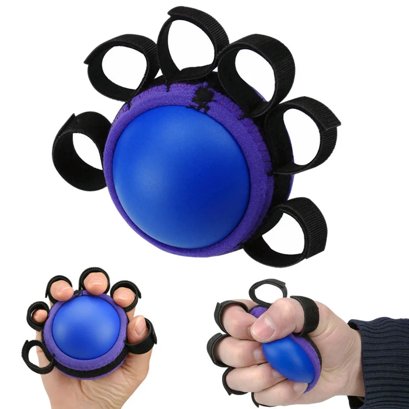 

1pcs Five Fingers Hand Grip Ball Muscle Power Training Exercise Fitness Equipment ASD88