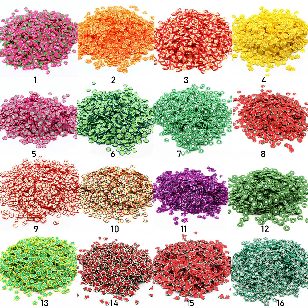 Новинка 3g/пакет бусины в виде фруктов искусственное украшение для творчества