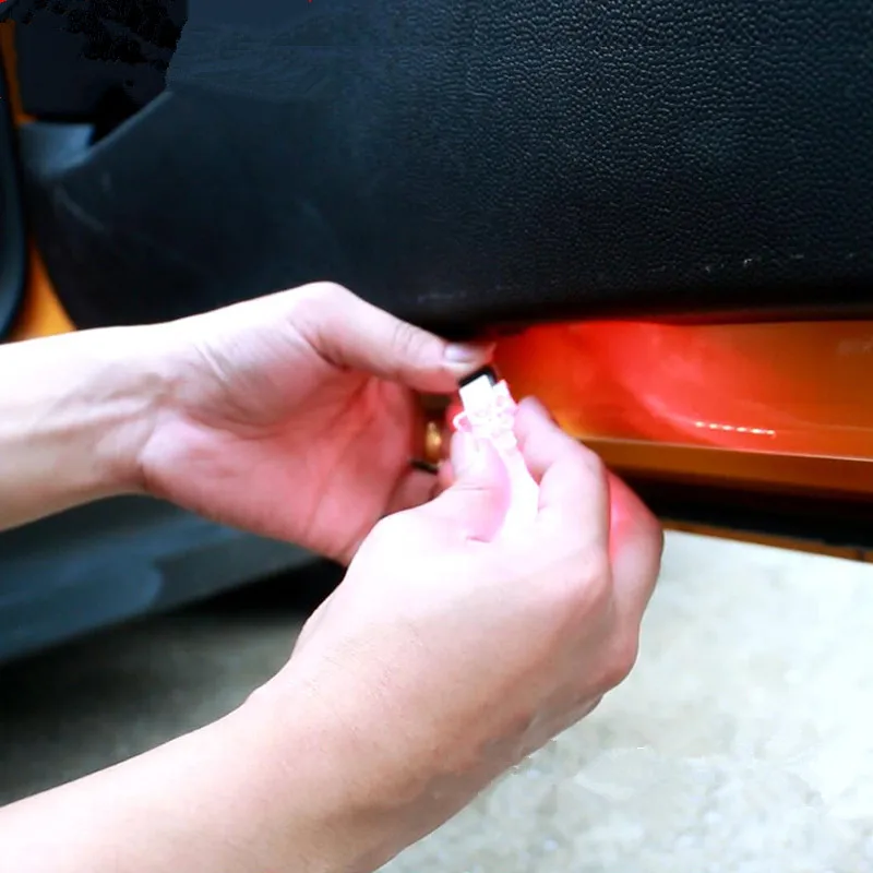 Предупреждение светодиодный светильник для дверей автомобиля предупреждающий