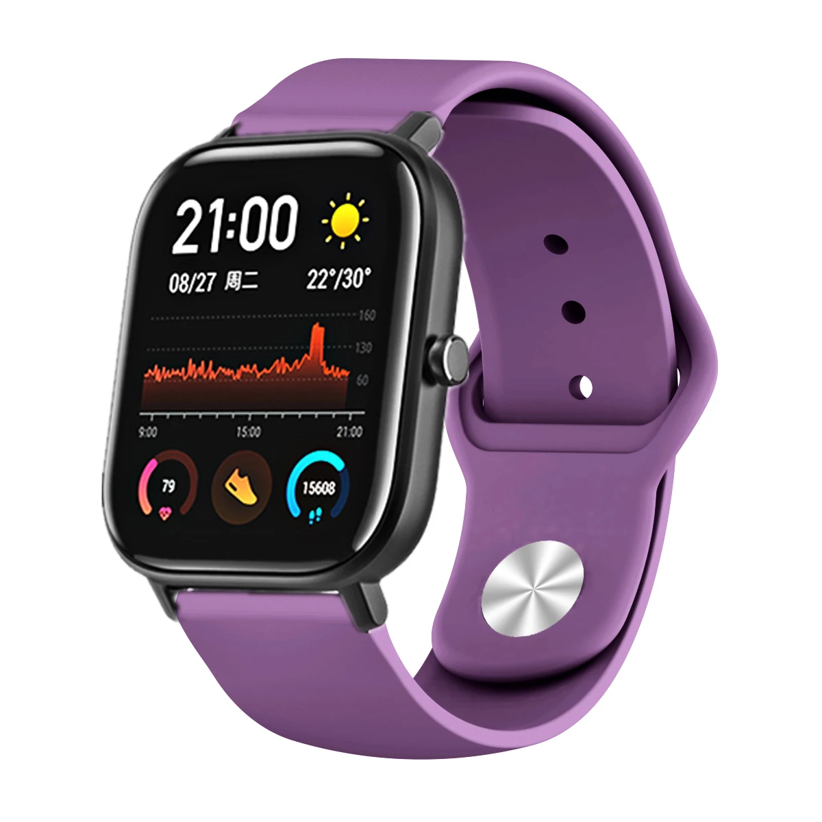 FIFATA 20/22 мм яркие силиконовые часы ремешок для Xiaomi Huami Amazfit GTS смарт-браслет Xiaomi Huami Amazfit Stratos аксессуары