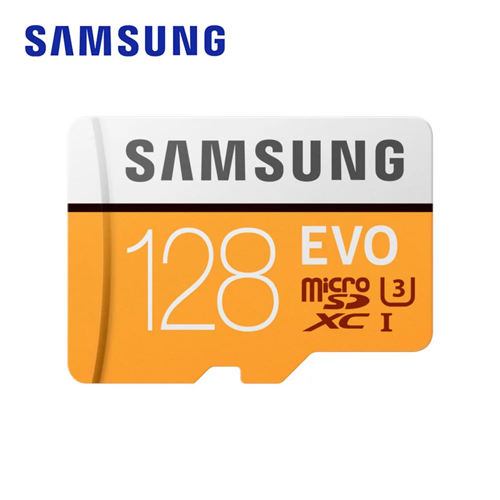 Samsung Micro Sd карта памяти 32 Гб 64 128 ГБ Sdhc C10 Uhs 1 Макс 95 МБ/с. Tf Evo объемом Sdxc U1/u3 4 k класса