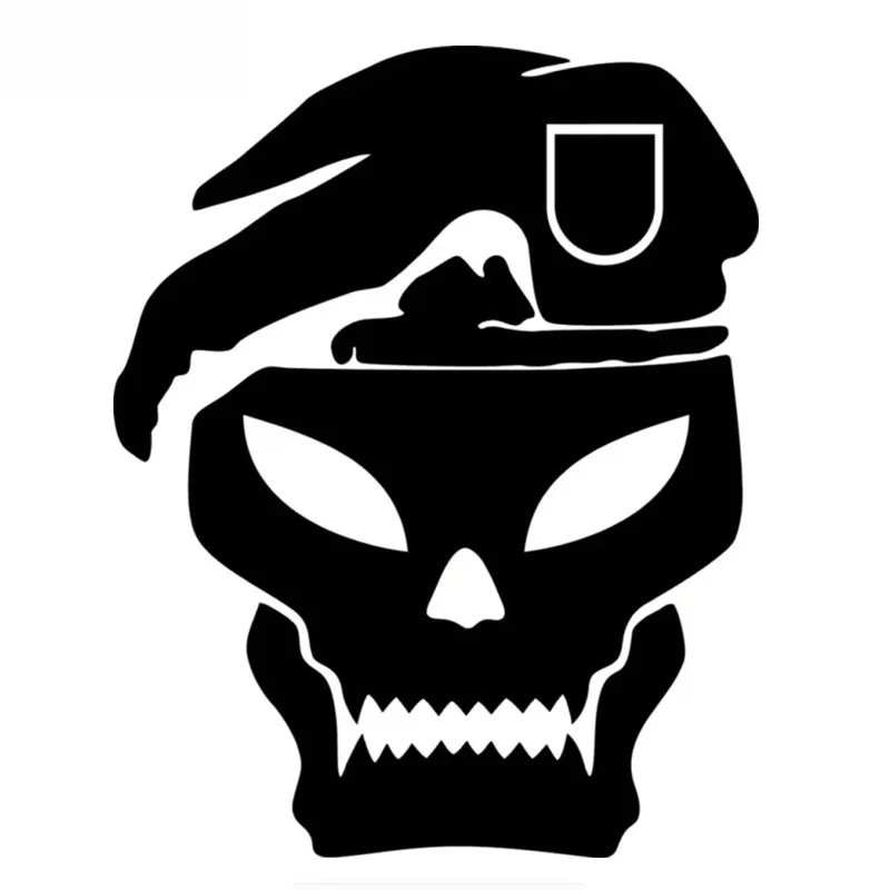 

Soldier Skull Car Sticker Vinyl Auto Accessories Car Window Car Styling Decal PVC 18cmx15cm Cover Scratches Waterproof