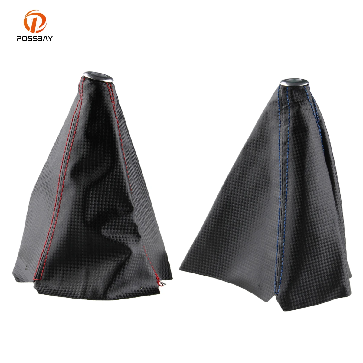 Автомобильный рычаг переключения передач POSSBAY синий/красный цвет ручной