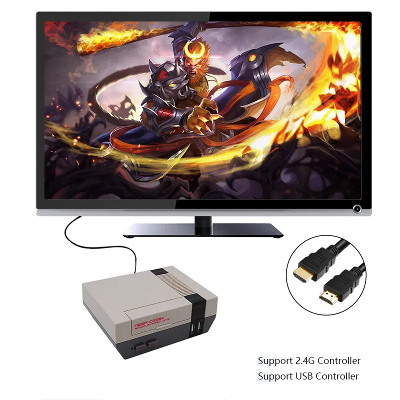 

Retroflag NESPI+ Raspberry Pi 3B Video Game Consoles Support HDMI-Compatible Pre-install Multi-language Recalbox & 10,000+ Games