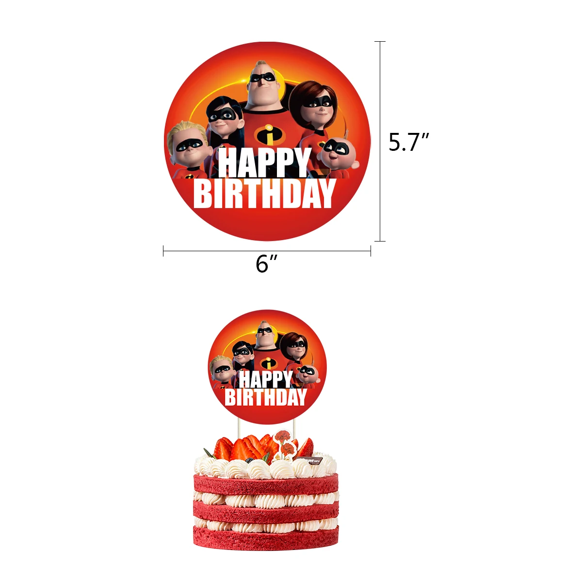 1 набор суперсемейная декорация баннер топпер для торта латексный шар Детские