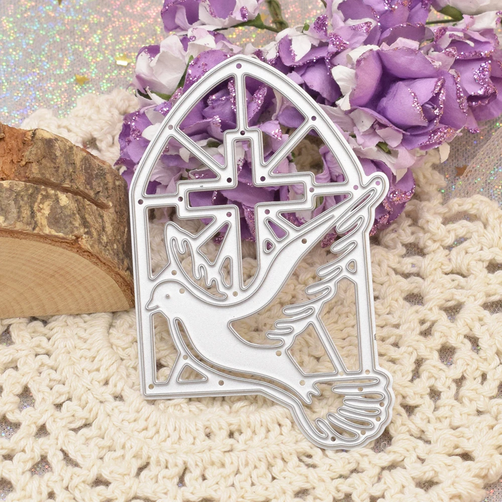 Металлические Вырубные штампы Птица мира для христианских католических