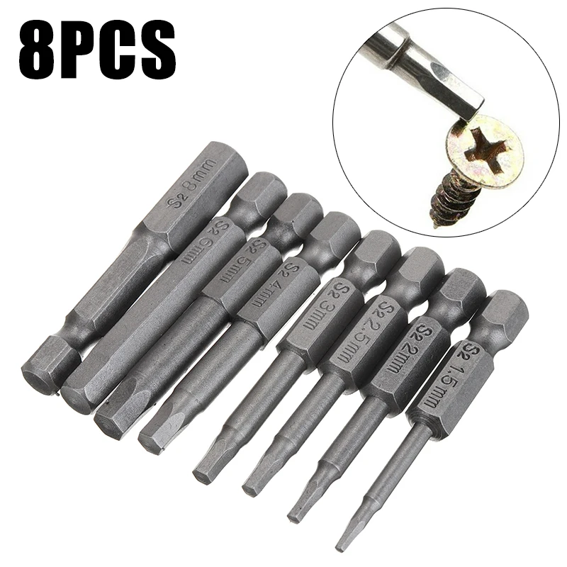8 шт шестигранный ключ Набор бит быстрое изменение подключения ударный драйвер