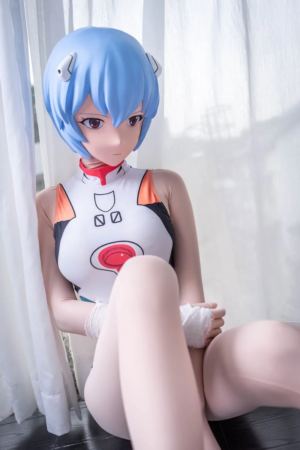 (LiLi Mask-72) резиновая маска для головы Kigurumi Ayanami Mei Cosplay японская силиконовая