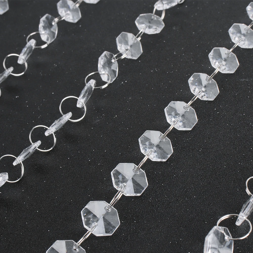 Прозрачная акриловая Декоративная гирлянда на окно 10 м | Дом и сад