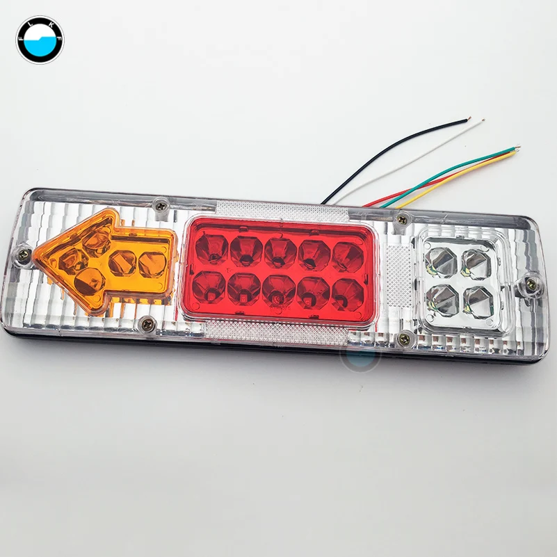 12 V/24 V светодиодный задний фонарь грузовик светильник задние фонари заднего хода для прицепов указатель поворота Предупреждение светильник грузовик каравана Стоп задний индикатор светильник