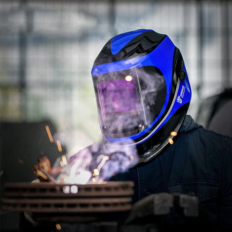 Сварочная маска DEKO для сварочного аппарата на шлем с супер солнечной батареей