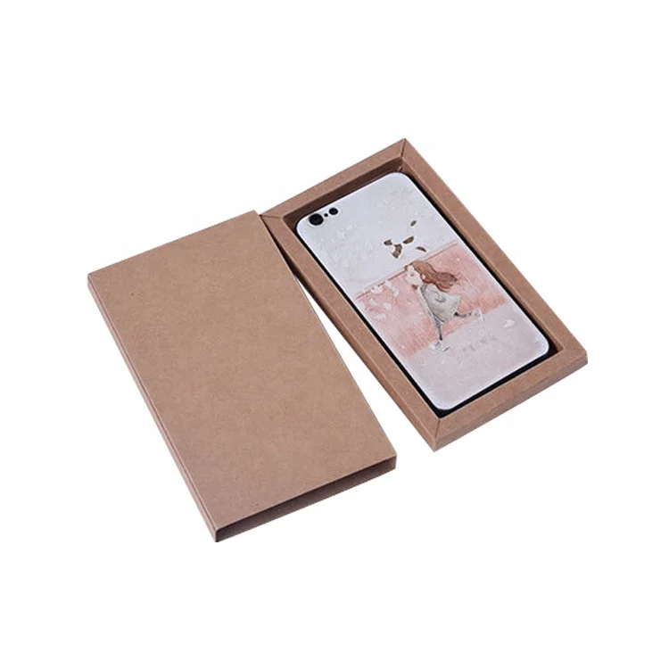 Custom Logo Kraft Drawer Boxes Packaging for Cell Phone Case | Дом и сад
