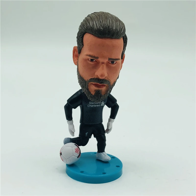 

Soccerwe 2.55" Height Soccer Star Dolls LIV# 1# Alisson Figures Goalkeeper Puppets 2021 Christmas Gift Toy