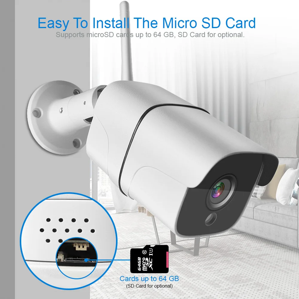 Беспроводная ip камера 1080 P Wi Fi ONVIF домашняя безопасности двухстороннее аудио