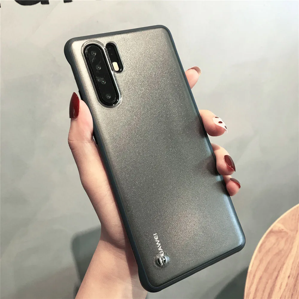 Горячий Feel бампер безрамный чехол для Samsung Galaxy Note 10 Plus 9 PC + TPU Матовая задняя крышка