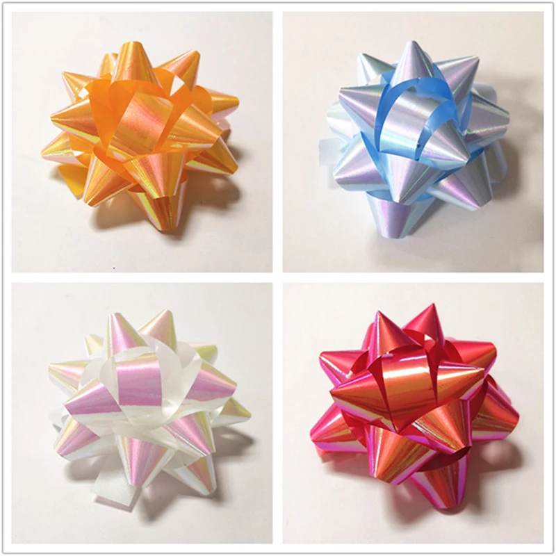 

20PCS 2-inch Star Lace Ribbon Christmas Gift Wrapping Gift Box Decoration