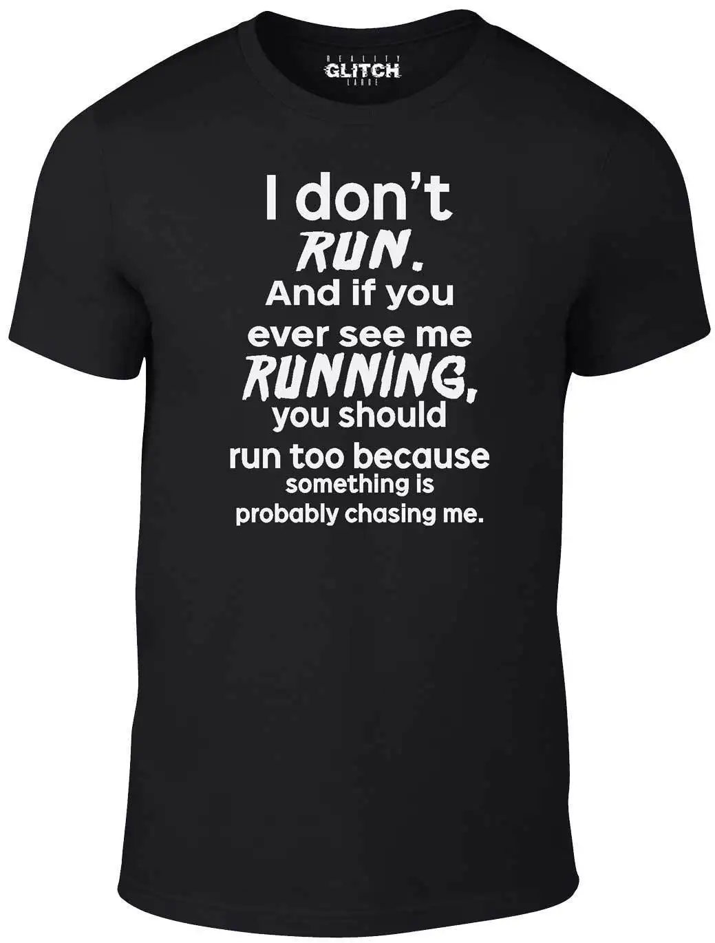 Футболка с надписью I Don't Run забавная футболка зомби ужасная шутка юмор нарядное