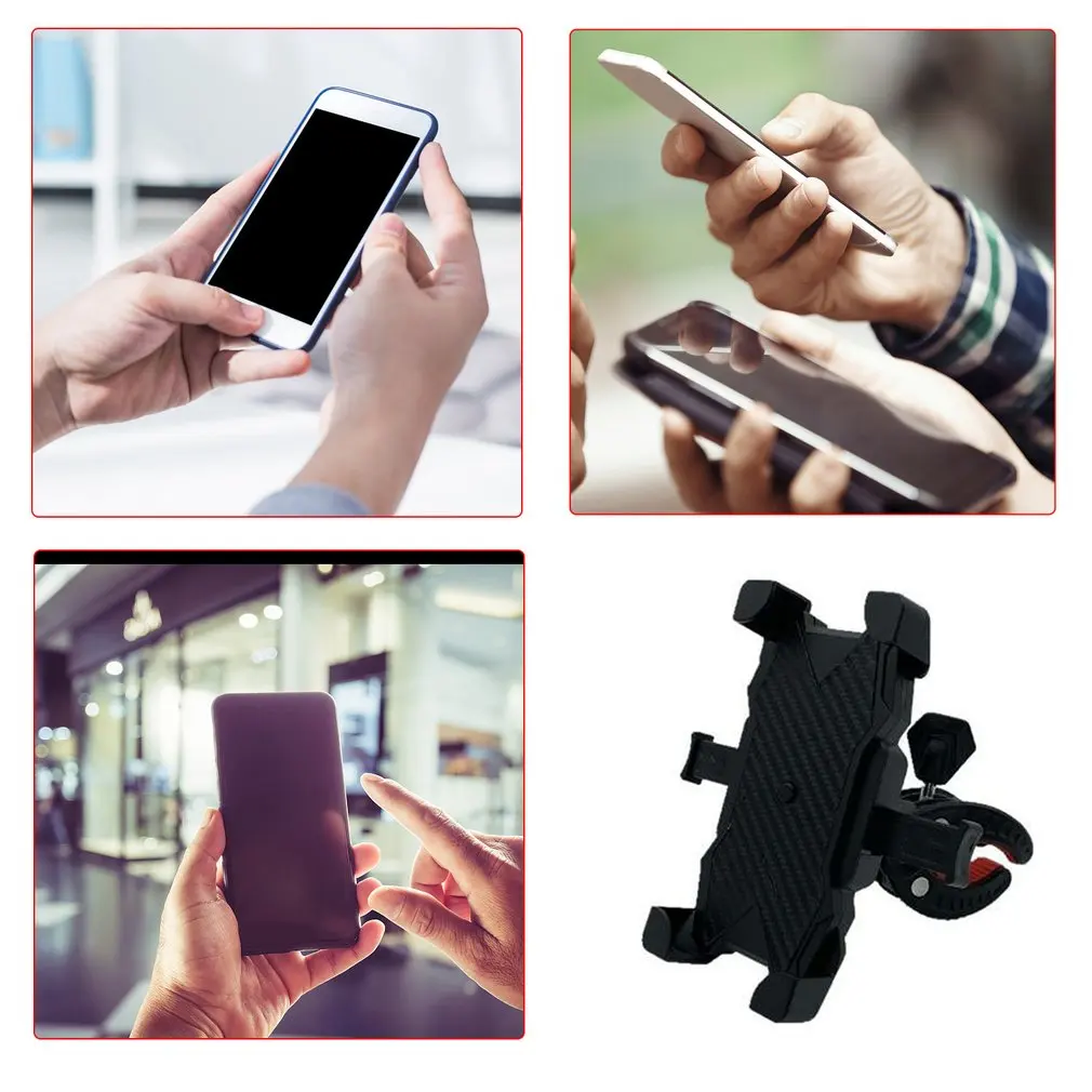 

Anti Shake 360 Rotation Adjustable Smartphone Mount Bracket Universal Bicycle Holder Bike Handlebar Mobile Phone Holder Stand