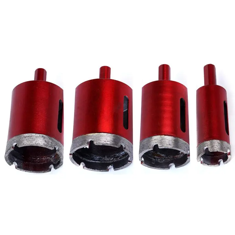 Горячая XD 4Pcs 25/40/45/50 мм пила колокол алмазное сверло корончатое металла кольцевая