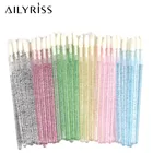 50 шт одноразовые реснички щеточка для ресниц удаления чистки тушь для ресниц аппликатор макияжа Кисти для наращивания ресниц инструмент