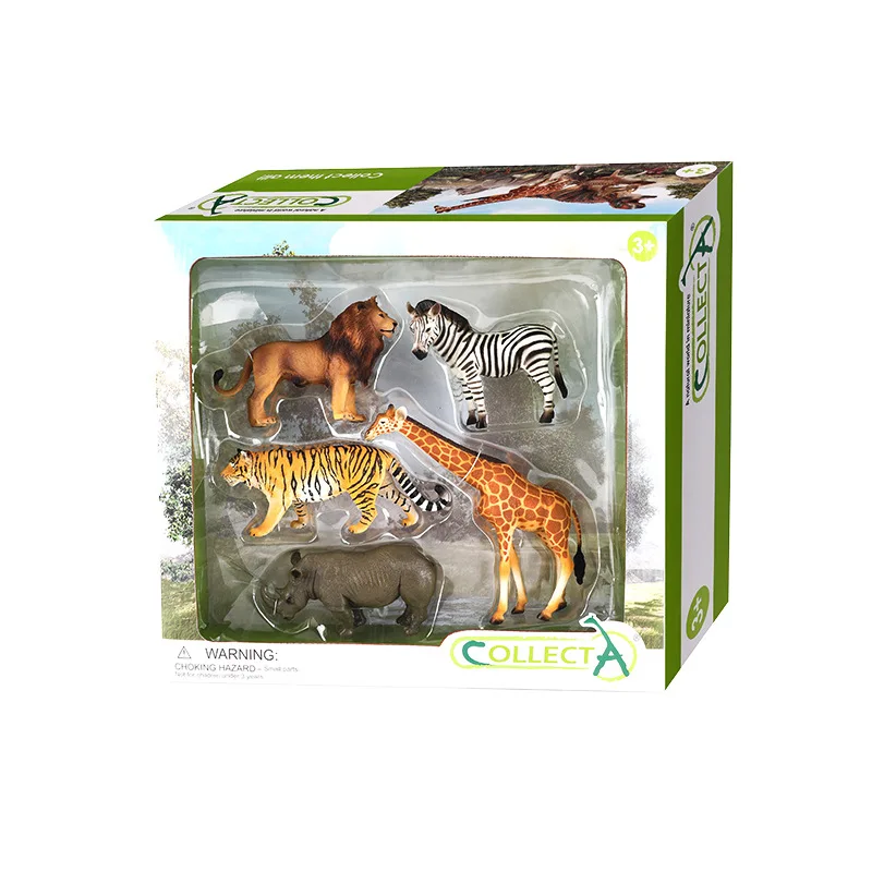 Collecta I You He Высокое качество имитация леса животных 5 загруженных Белая Акула Модель Подарочная коробка игрушки наборы подарок