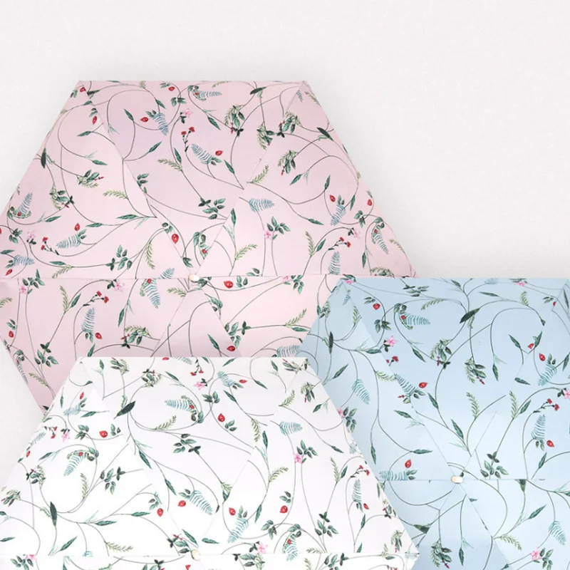 Складной мини зонт с защитой от ветра и тефлоновым покрытием|Зонтики| |