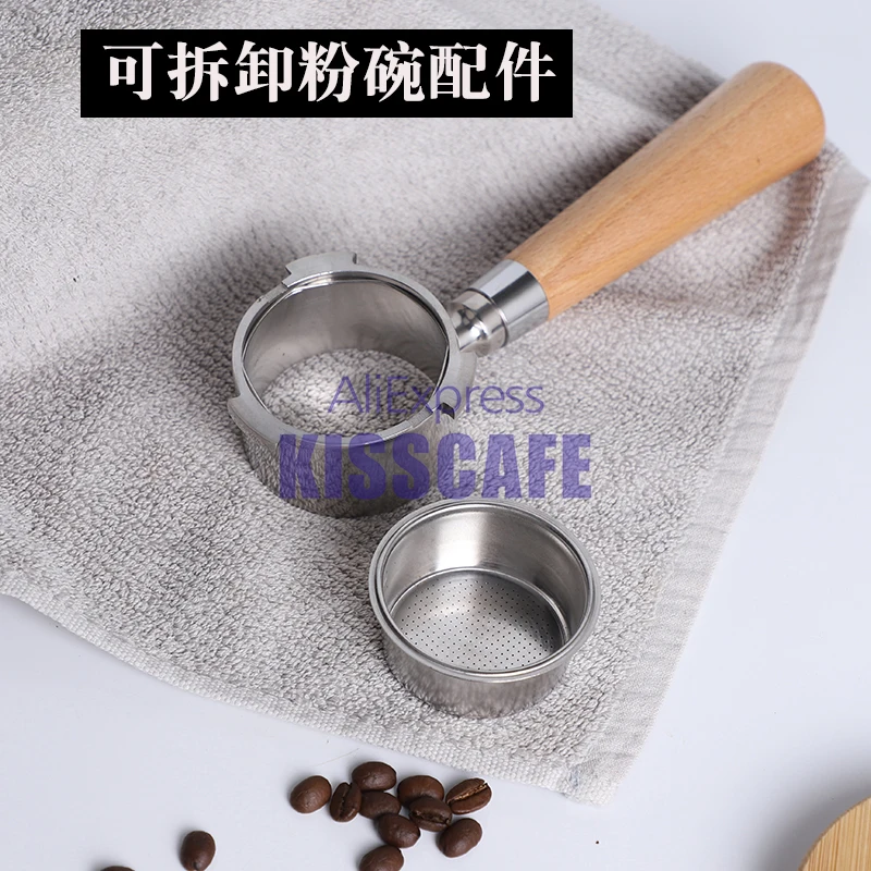 Эспрессо машина портафильтр для DeLonghi EC680 EC685 нержавеющая сталь кофе машина бездонный фильтр Держатель Бариста инструмент