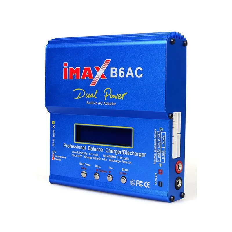 IMAX B6 AC 80 Вт B6AC Lipo NiMH 3 S/4S/5S RC батарея баланс зарядное устройство + ЕС США AU