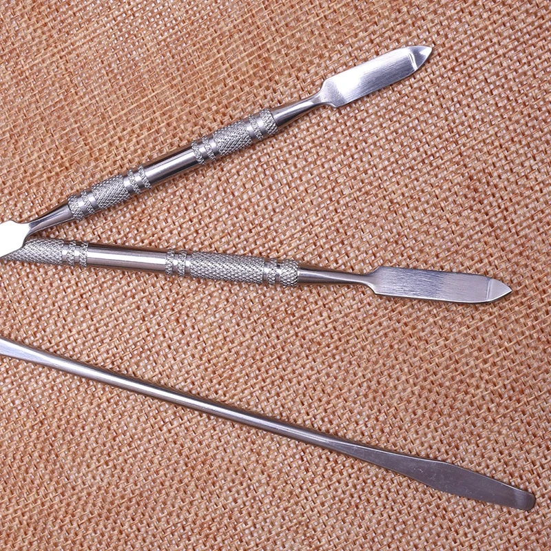 Инструмент для макияжа из нержавеющей стали 1 шт. шпатель маникюра