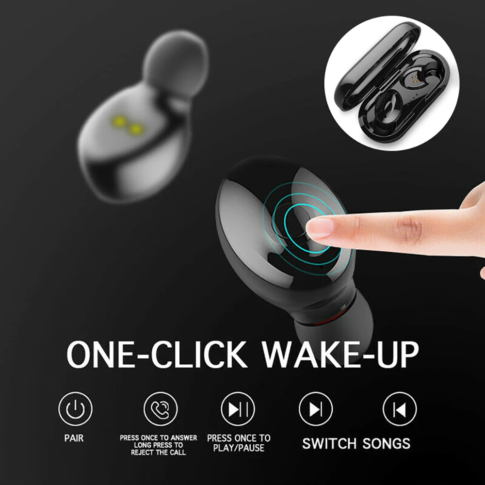 Беспроводные наушники Vtin XU654 спортивные водонепроницаемые мини Bluetooth 5 0