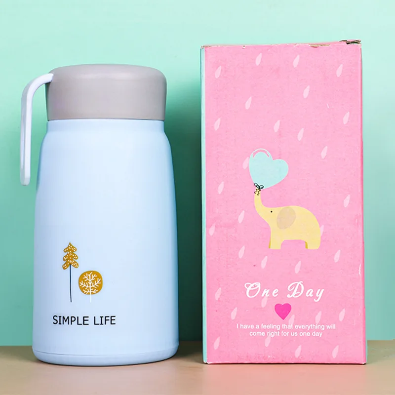 Милая Мини-термос для конфет Детская мультяшная бутылка горячей воды