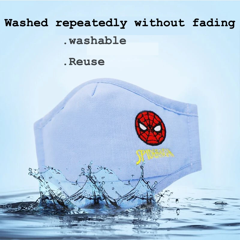 Детские маски с героями мультфильмов Человек-паук для мальчиков и девочек
