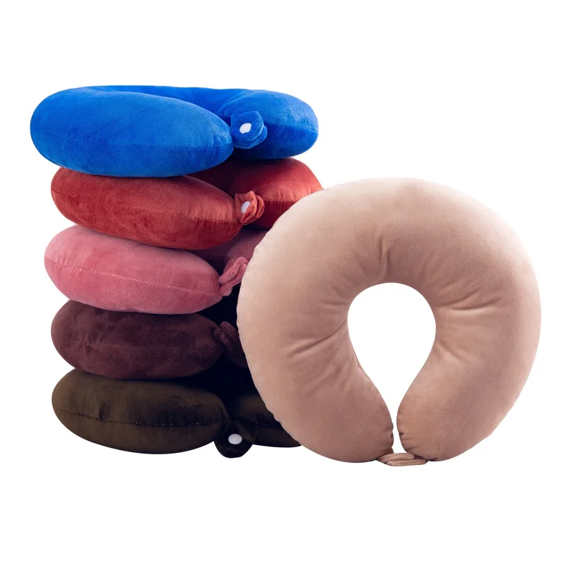2020 новая подушка для шеи u образный мультяшный ворс офиса путешествия вождения