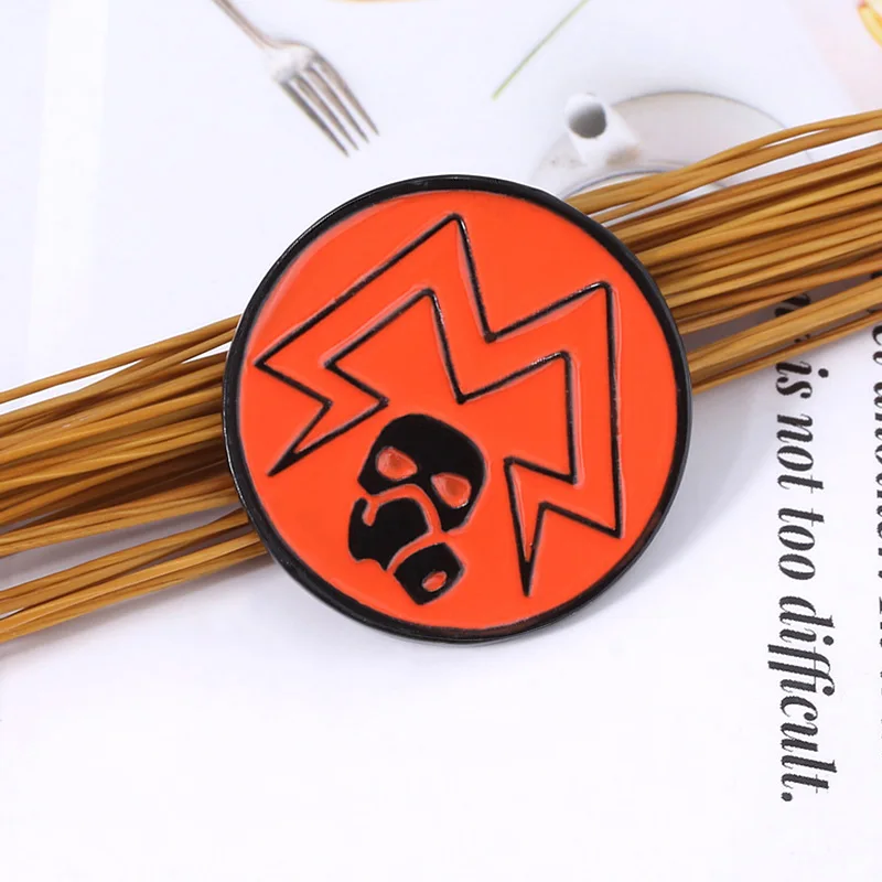 Металлическая брошь в виде круглой юбки Game Metro 2033 шт.|Броши| |