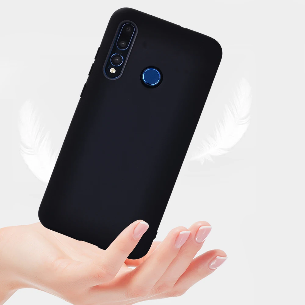 

Mobile Phone Case for Huawei P Smart/P Smart Plus/Honor 10 Lite/Honor 20 Lite Black Matte Soft Silicone Cover Surface Shockproo